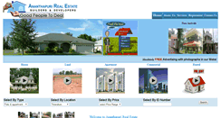 Desktop Screenshot of ananthapurirealestate.com